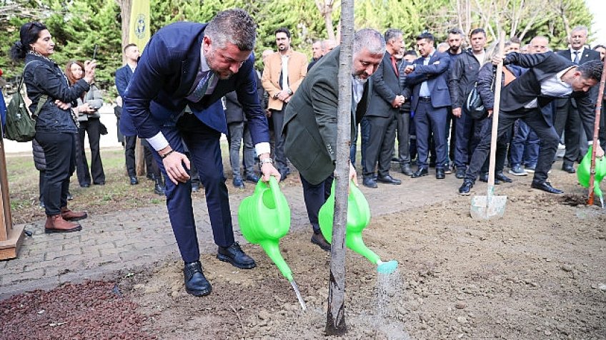 Buca'da asimilasyon şehitlerinin anısına Rodop Çocuk Parkı ve Anıtı açıldı