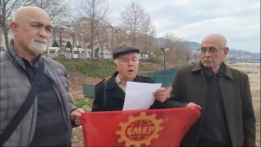 Emek Partisi, Giresun'da kumsal alana karavan parkı yapılmasına tepki gösterdi