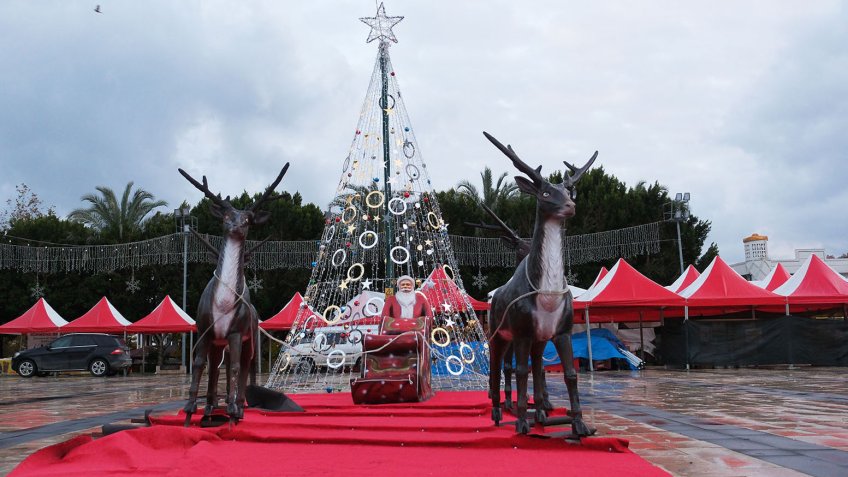 Kemer'de yılbaşı hazırlıkları