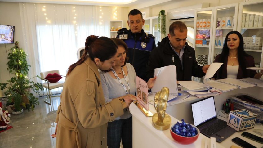 Marmaris'te güzellik salonlarına denetim