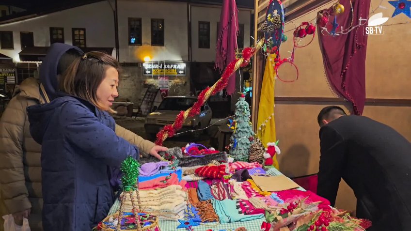 Safranbolu'da yılbaşı panayırına yoğun ilgi