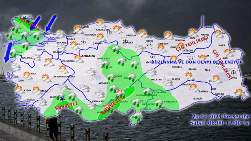 Türkiye genelinde bugün hava nasıl olacak?