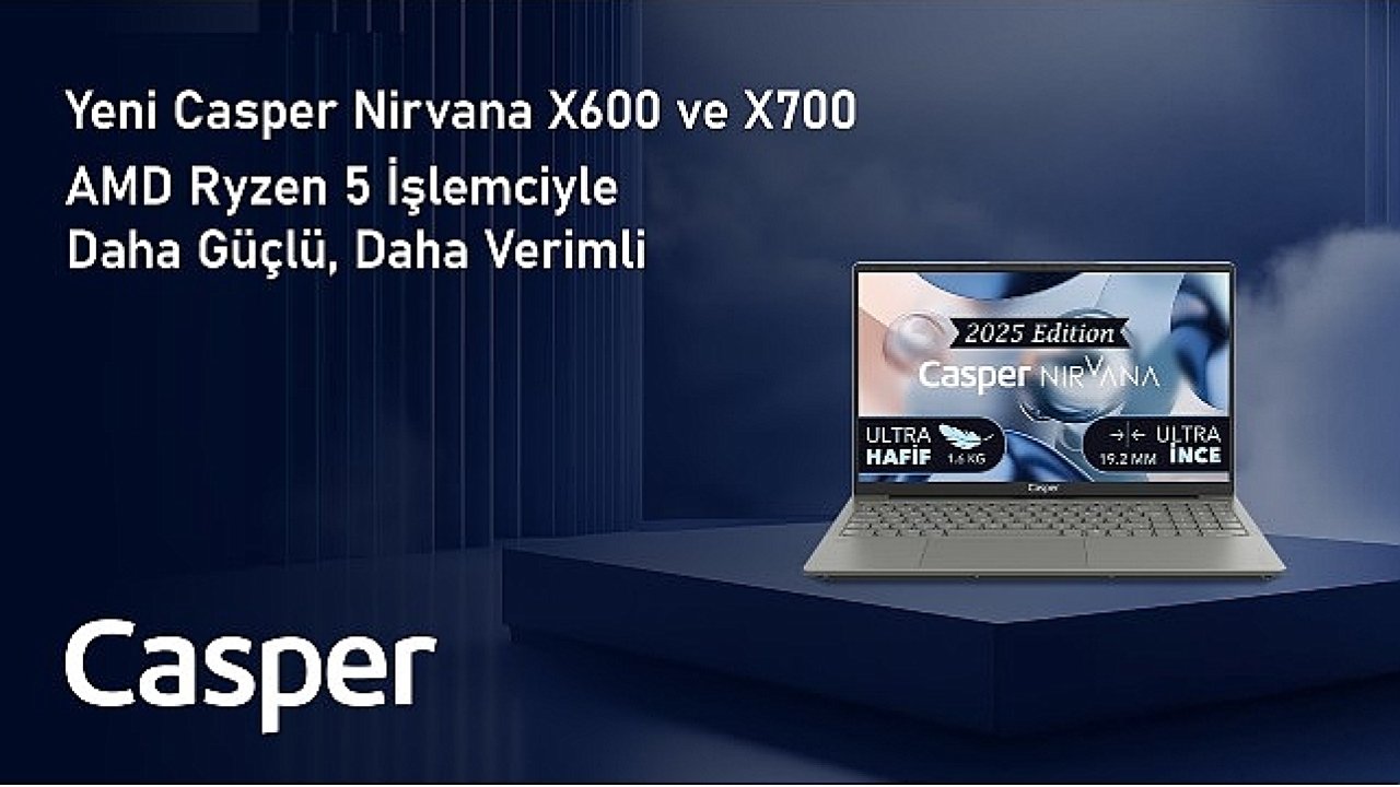 AMD Ryzen 5 İşlemciyle Güçlendirilen Casper Nirvana X600 ve X700 Performansta Çığır Açıyor