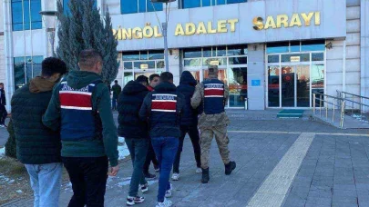 Bingöl’de hırsızlık yapan 4 şüpheli tutuklandı