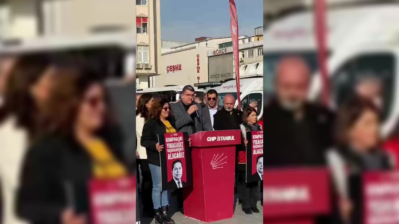 CHP'nin Esenyurt Nöbeti...Suat Özçağdaş "Esenyurt, tüm İstanbul, tüm Türkiye gerçekleri bilmektedir"