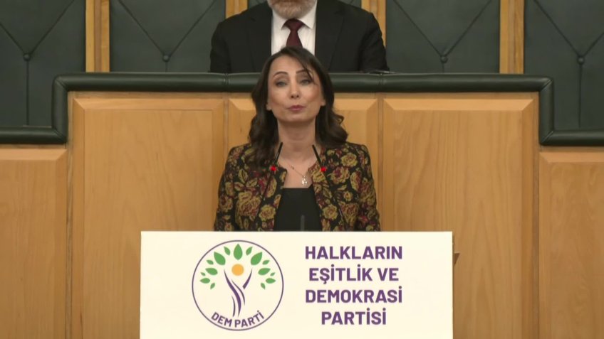 DEM Parti Grup Toplantısı... Tülay Hatimoğulları: Öcalan halklarla buluşacak bir zemine kavuşturulmalıdır