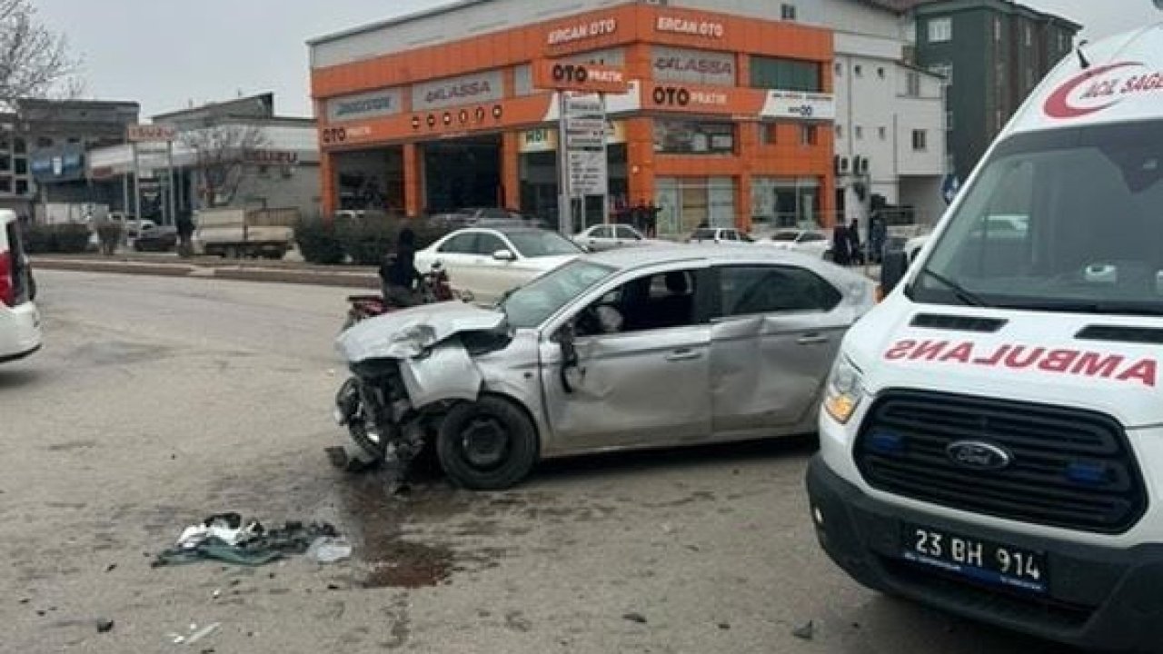 Elazığ’da trafik kazası: 1 yaralı