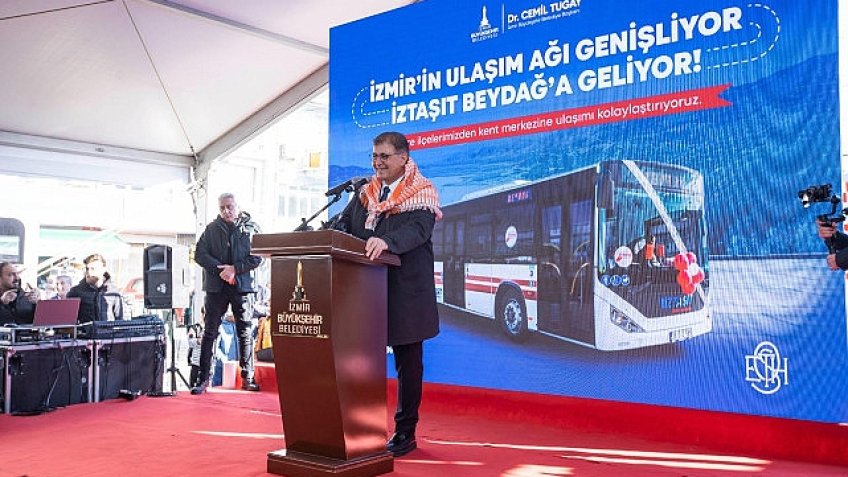 İZTAŞIT kolaylığında 7'nci durak Beydağ  Tugay: İzmir'in hakkını sonuna kadar savunacağız