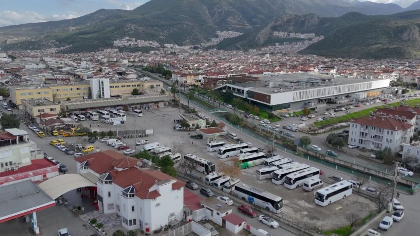 Muğla Büyükşehir Belediyesi'nden Fethiye Şehirlerarası Otobüs Terminali'nde yenileme çalışması