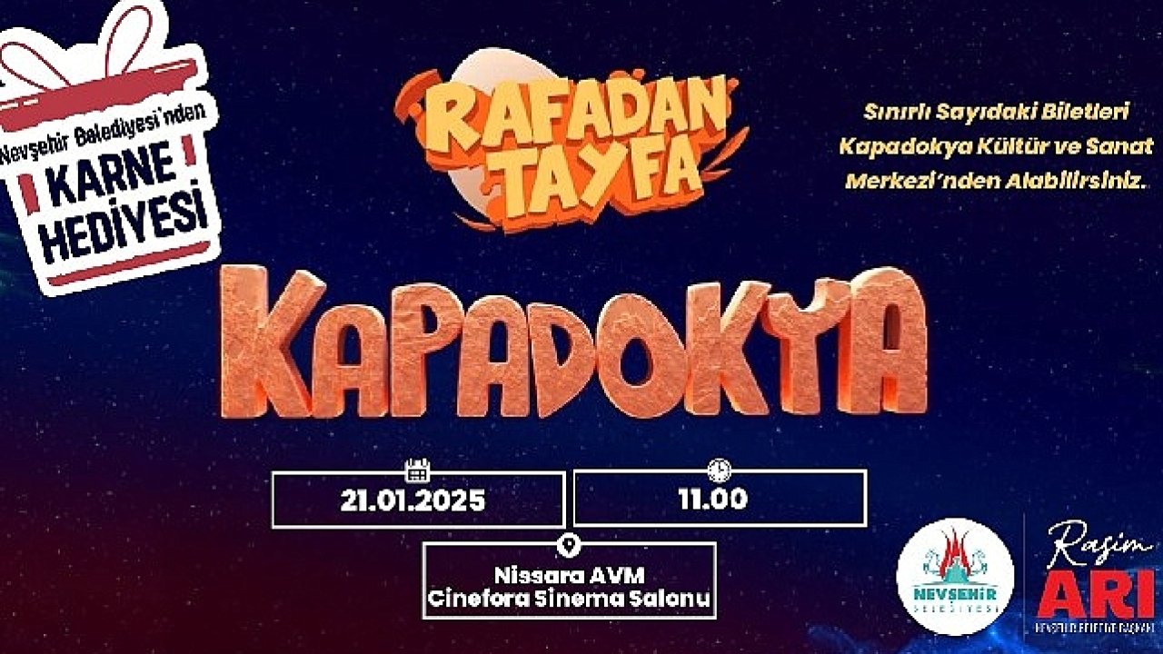 “Rafadan Tayfa Kapadokya" Filmi 2. Kez Çocuklarla Buluşacak