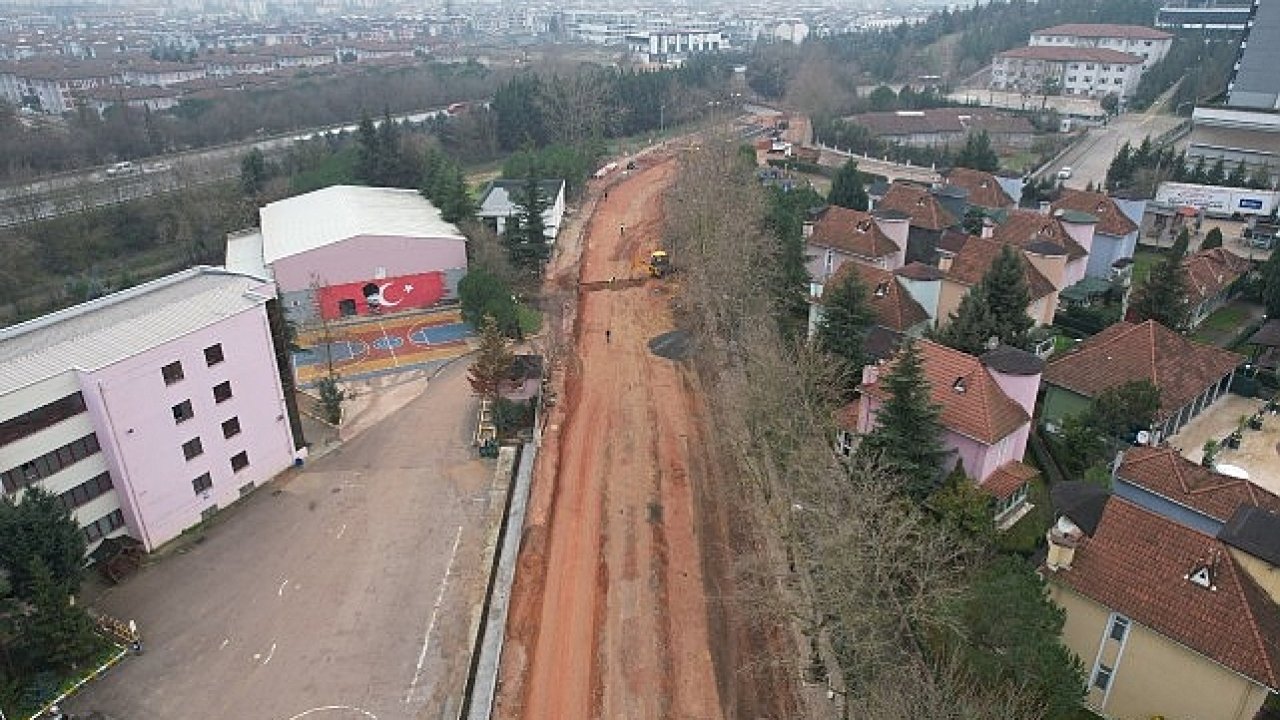 Alikahya tramvay hattı, Kocaeli Stadı'na doğru hızla ilerliyor  Büyükşehir ulaşımda çığır açıyor