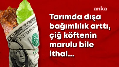 Artık çiğ köftenin de marulu, biberi, bulguru, yağı ithal... Tarıma destek 135 milyar, ithalata 812 milyar TL