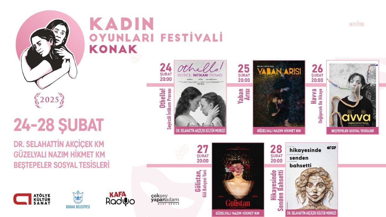 Avrupa’nın tek ‘kadın’ temalı festivali Konak’ta başlıyor