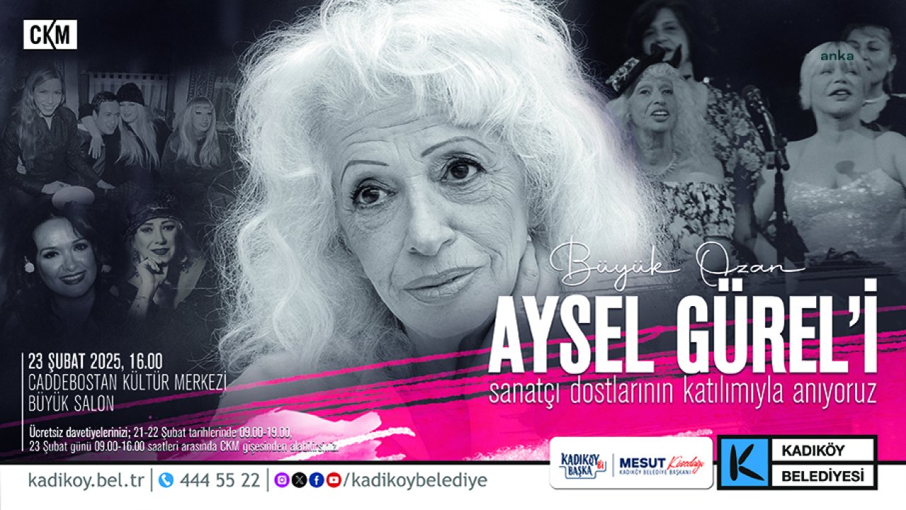 Aysel Gürel, Kadıköy’de anılacak