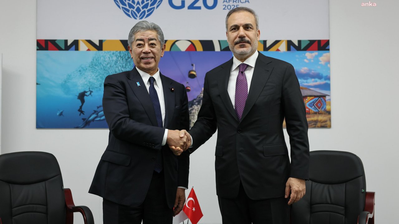 Bakan Fidan, Japon mevkidaşı Iwaya ile G20 zirvesinde bir araya geldi