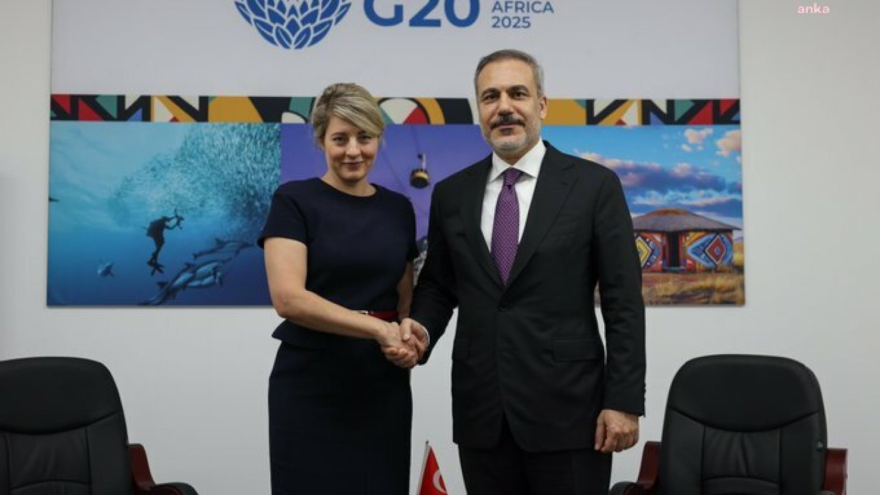 Bakan Fidan, Kanadalı mevkidaşı Joly ile G20 zirvesinde bir araya geldi