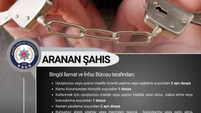 Bingöl’de 32 yıl kesinleşmiş hapis cezası bulunan şahıs yakalandı