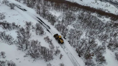 Bingöl’de 77 köy yolu ulaşıma kapandı