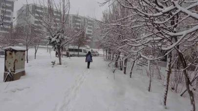 Bitlis’te kar yağışından dolayı 111 köy yolu ulaşıma kapandı