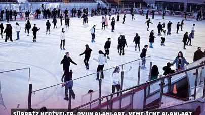 Buz Sporları Salonu Sevgililer Günü'ne hazırlanıyor ''Haydi Buza Sevdiğinle Gel''