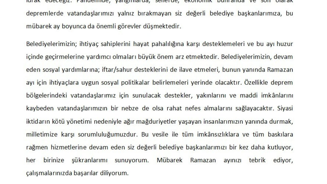 CHP Genel Başkan Yardımcısı Zeybek: Ağır mağduriyetler yaşayan insanlarımızın yanında durmak, milletimize karşı sorumluluğumuzdur