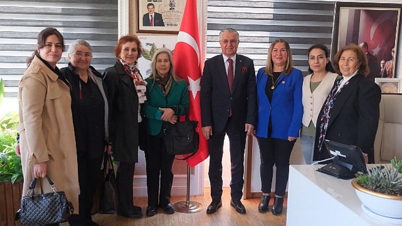 CHP Kadın Kollarından Başkan Topaloğlu'na ziyaret