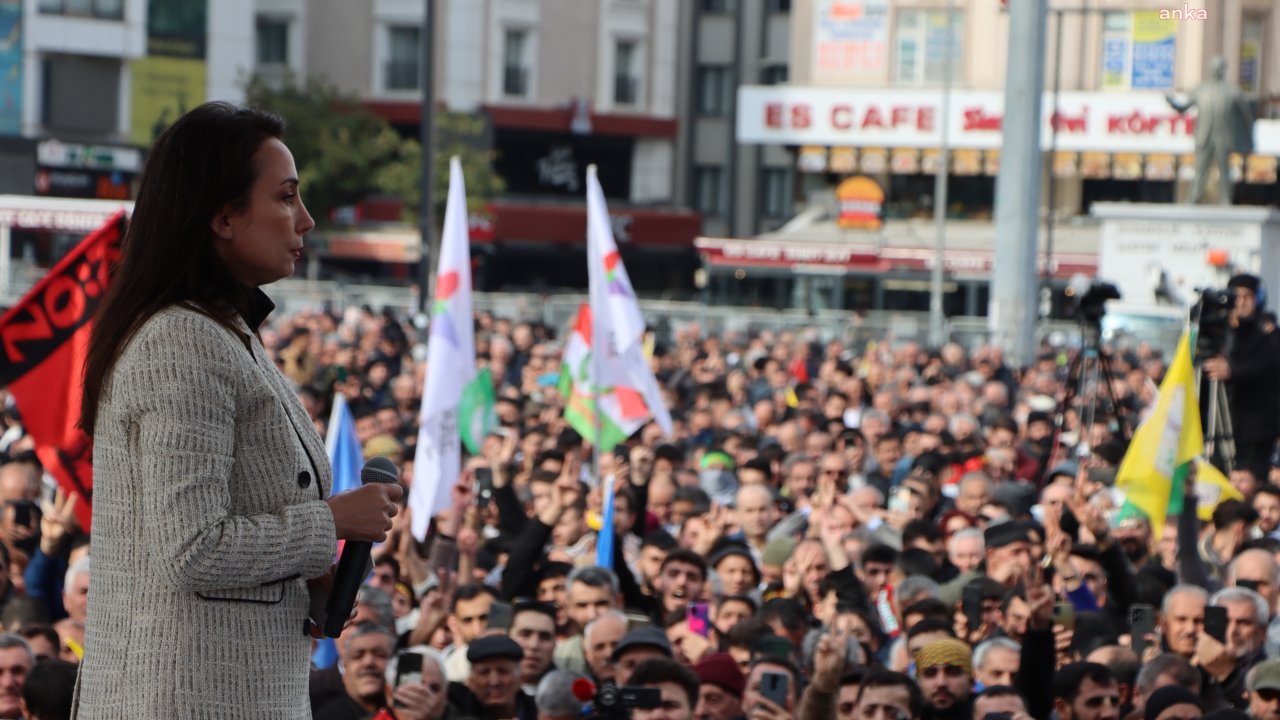 DEM Parti’nin “Özgürlük İçin Barış” mitingi… "İmralı’dan gelen mesaj çok net. Türkiye demokratikleşmeli”