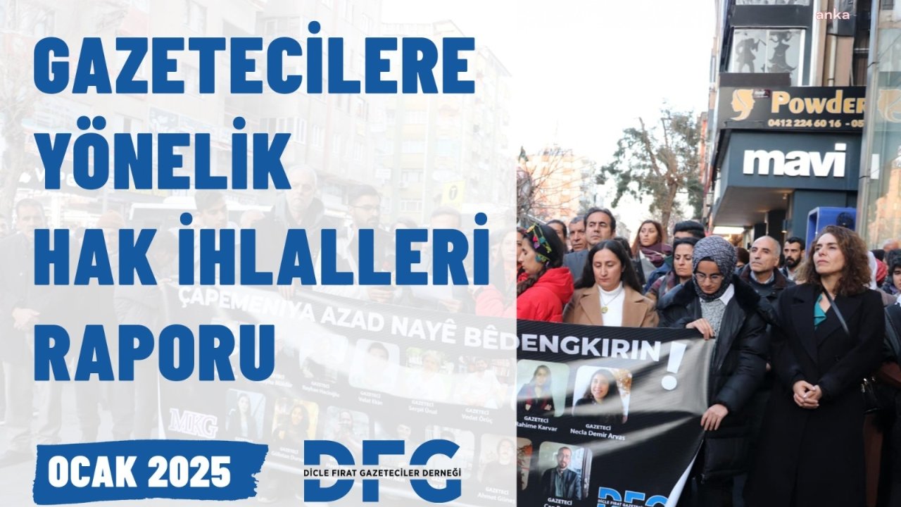 DFGD: “Ocak ayında 42 gazeteciye soruşturma açıldı”