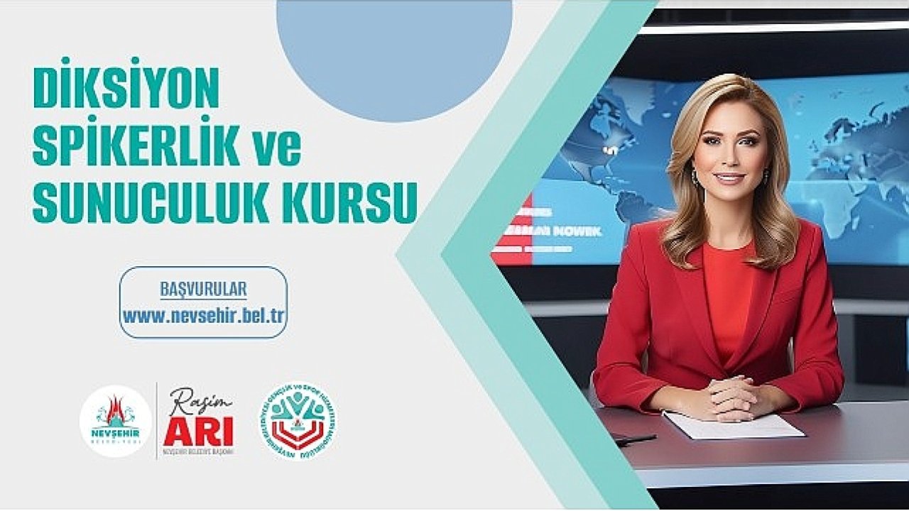 “Diksiyon, Spikerlik Ve Sunuculuk" Kurs Kayıtları Başladı