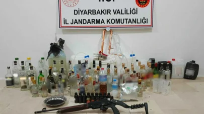 Diyarbakır’da operasyonda 60 litre sahte içki ele geçirildi, 1 kişi gözaltına alındı