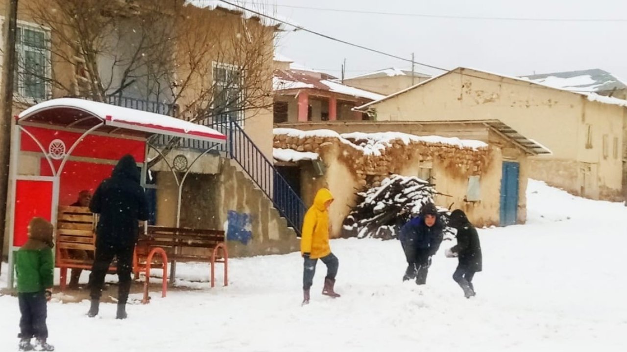 Doğanşehir’de eğitime kar engeli