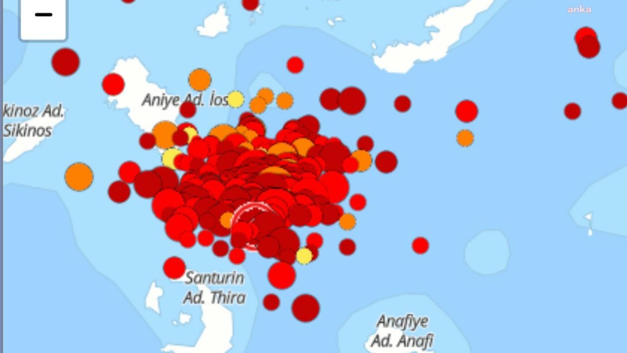 Ege Denizi'ndeki depremler... AFAD'ın raporu: ''Sismik aktivitenin olası bir volkanik hareketliliğe yol açma ihtimali bulunmaktadır''