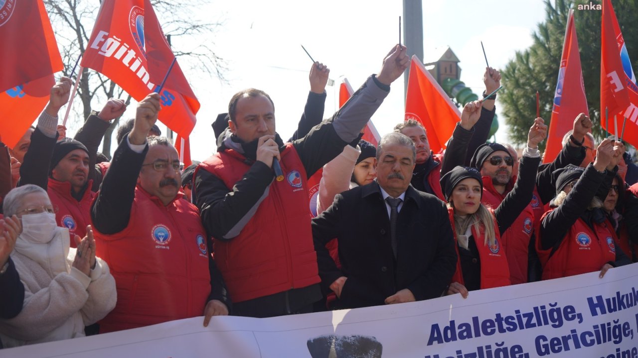 Eğitim İş, Tekirdağ'dan Ankara'ya  "Cumhuriyet ve Emek Yürüyüşü" başlattı... Kadem Özbay: "Bu düzeni değiştirmeye kararlıyız"