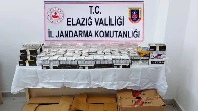 Elazığ’da 16 bin bandrolsüz sigara ele geçirildi