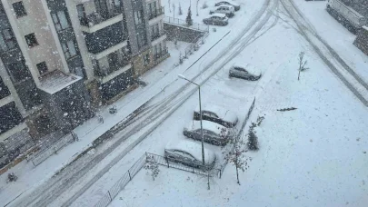 Elazığ’da kar yağışı etkisini sürdürüyor