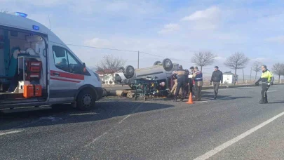 Elazığ’da trafik kazası: 1’i ağır 4 yaralı