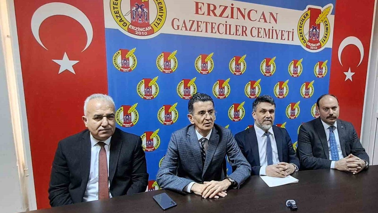 Erzincan’da siyasi parti il başkanlarından ortak tepki