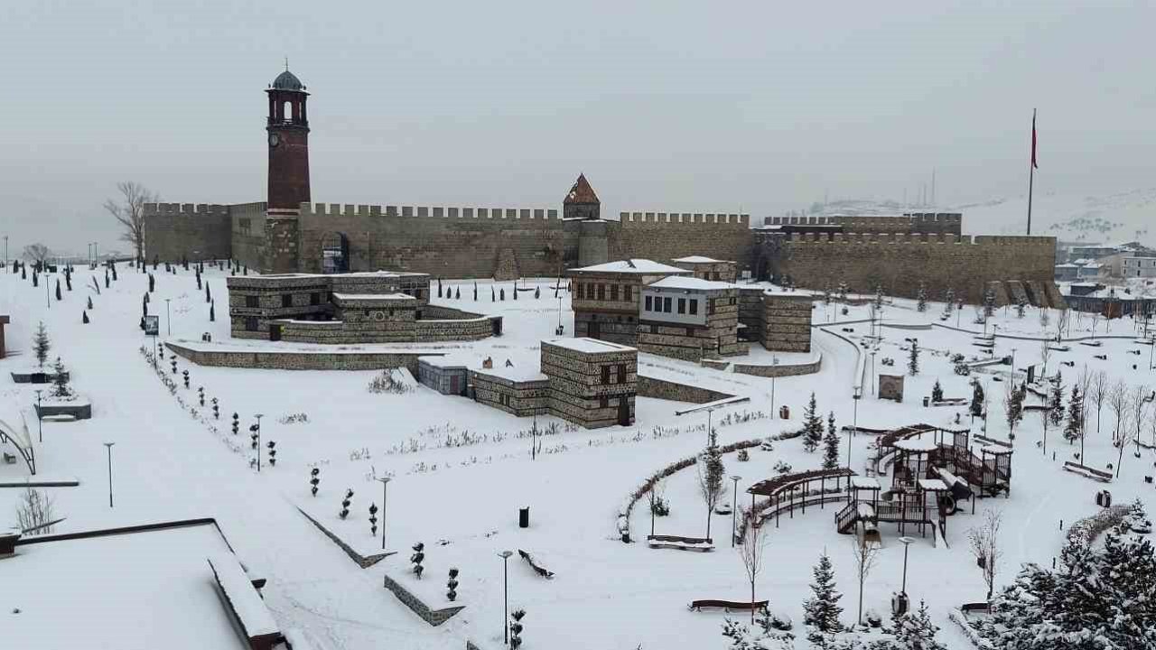 Erzurum için kuvvetli kar yağışı uyarısı