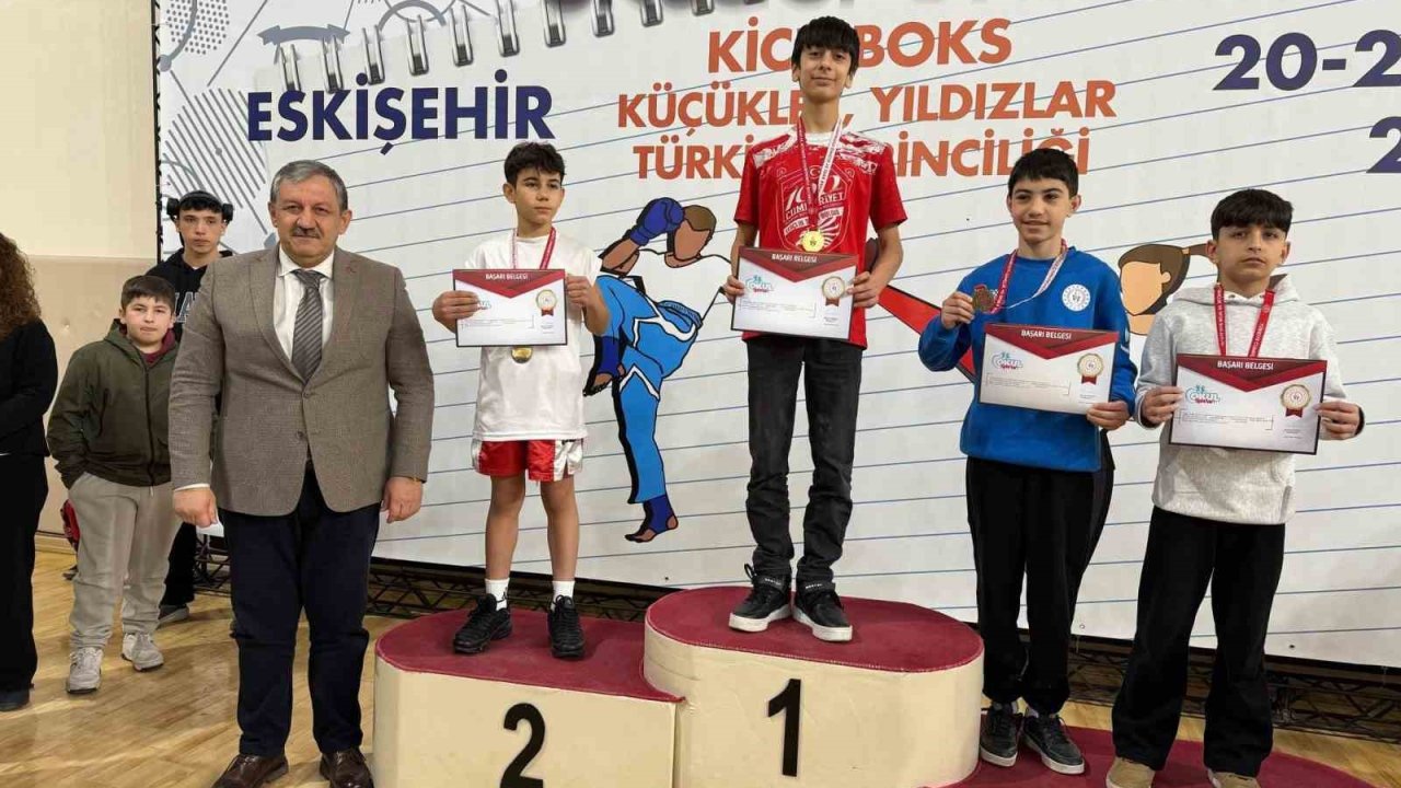 Erzurum’un kicks boks başarısı