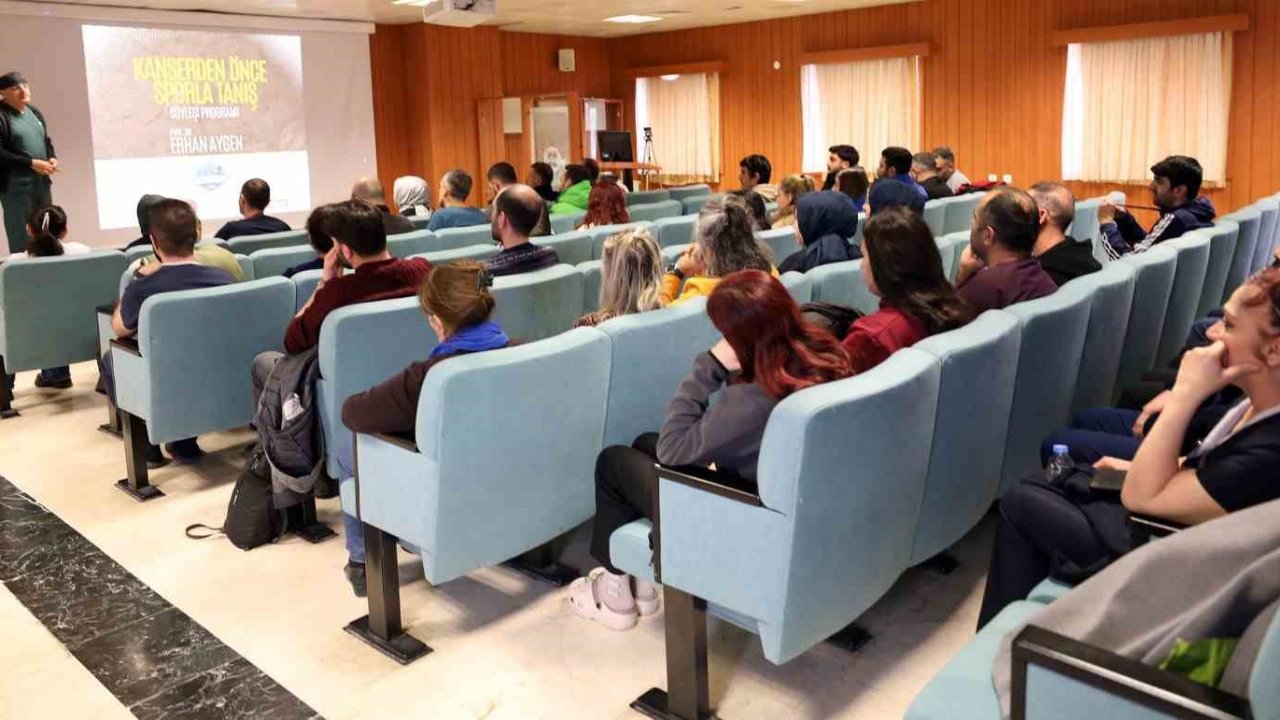 Fırat Üniversitesi’nde ‘Kanserden Önce Sporla Tanış’ etkinliği