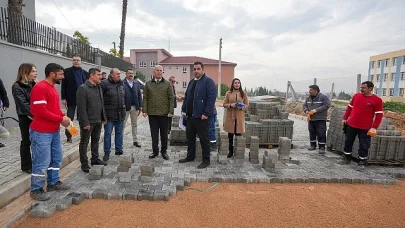 Gaziemir'in yollarında yoğun çalışma