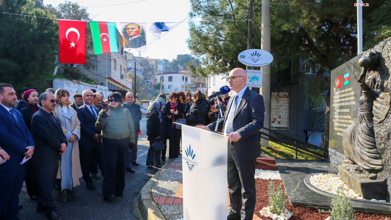 Hocalı Şehitleri Karabağlar’da anıtı başında anıldı