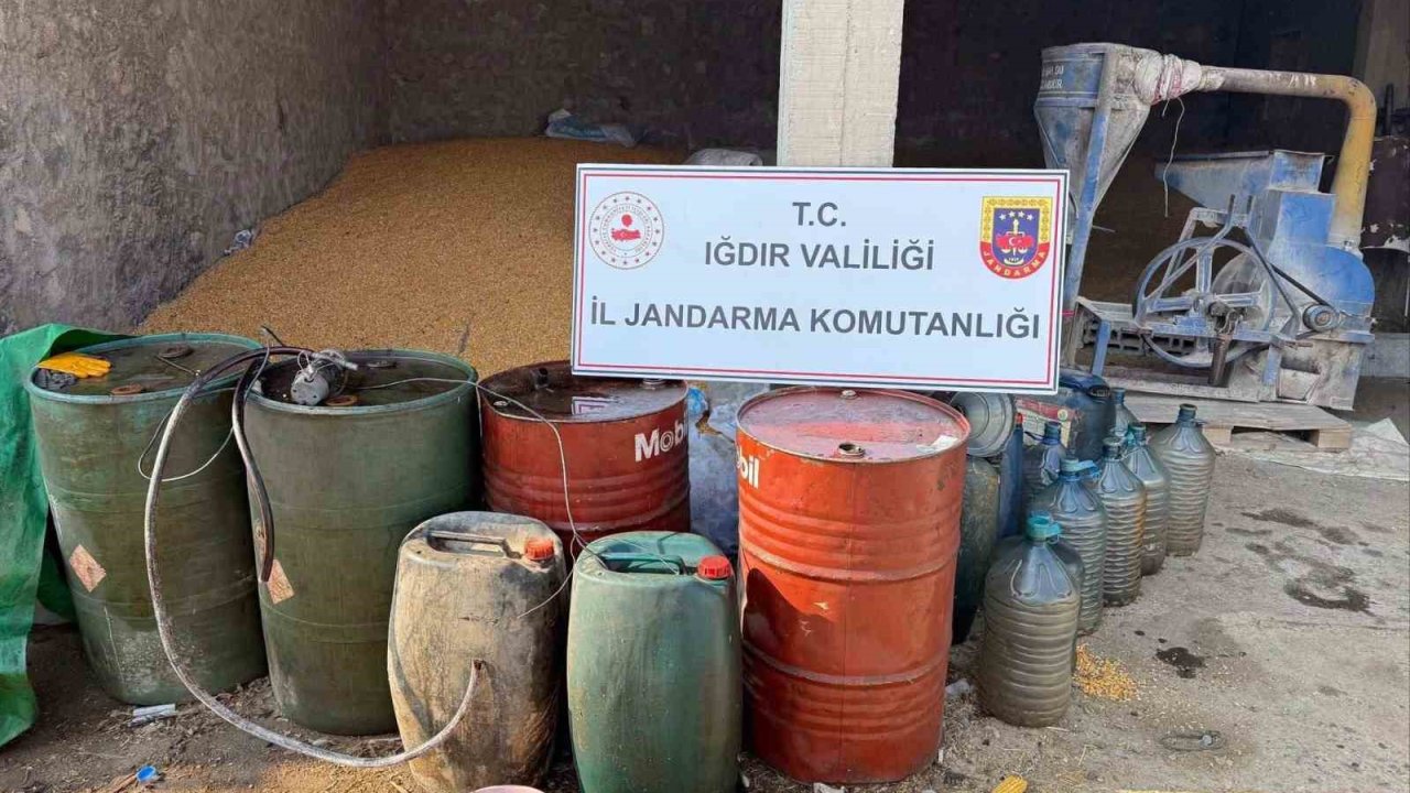 Iğdır’da 3 bin 200 litre kaçak akaryakıt ele geçirildi