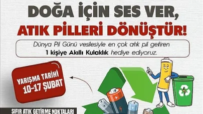 İnegöl Belediyesi'nden Ödüllü Atık Pil Toplama Kampanyası