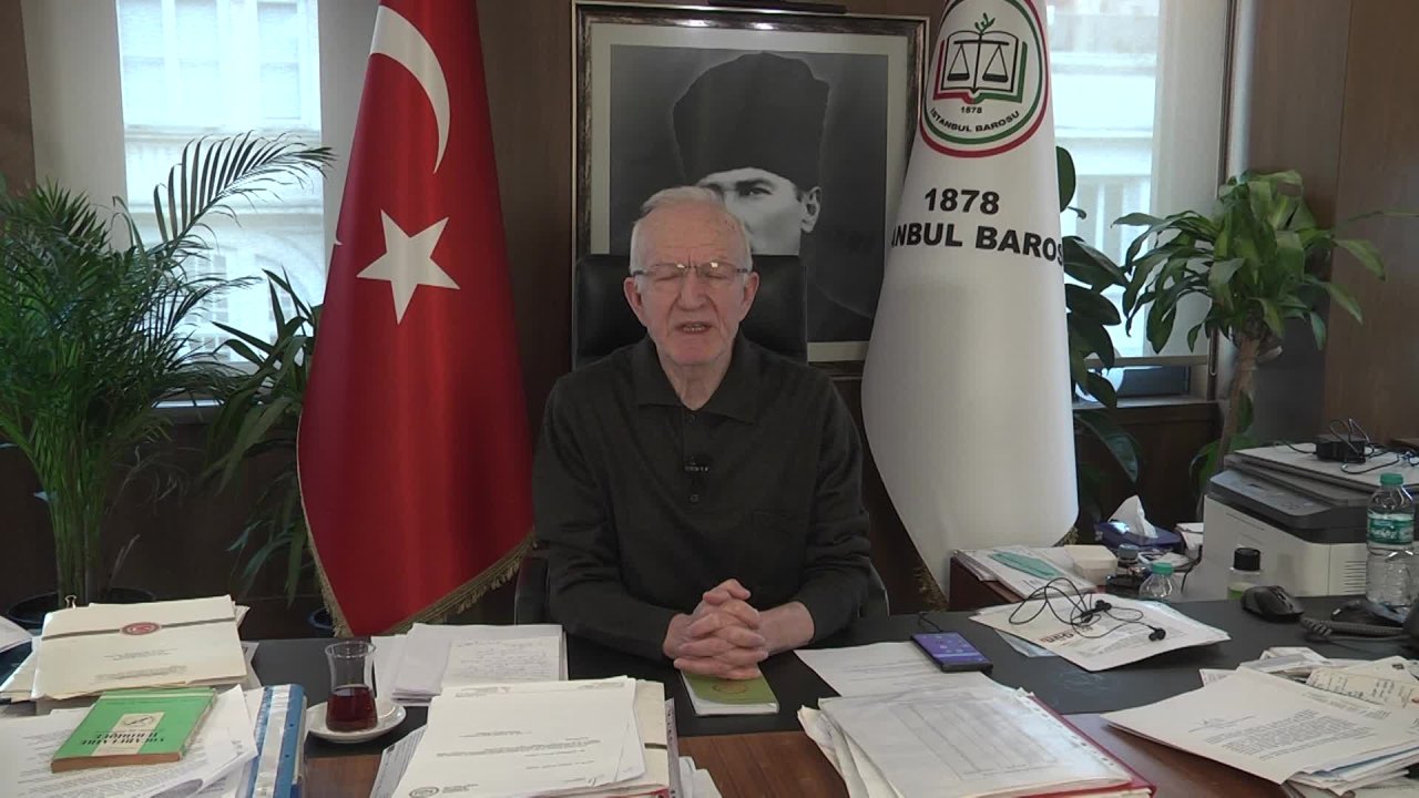 İstanbul Baro Başkanı Prof. Dr. İbrahim Kaboğlu: ''İstanbul Barosu yönetimi için 'terör fezlekesi hazırlandı' haberi asılsızdır''