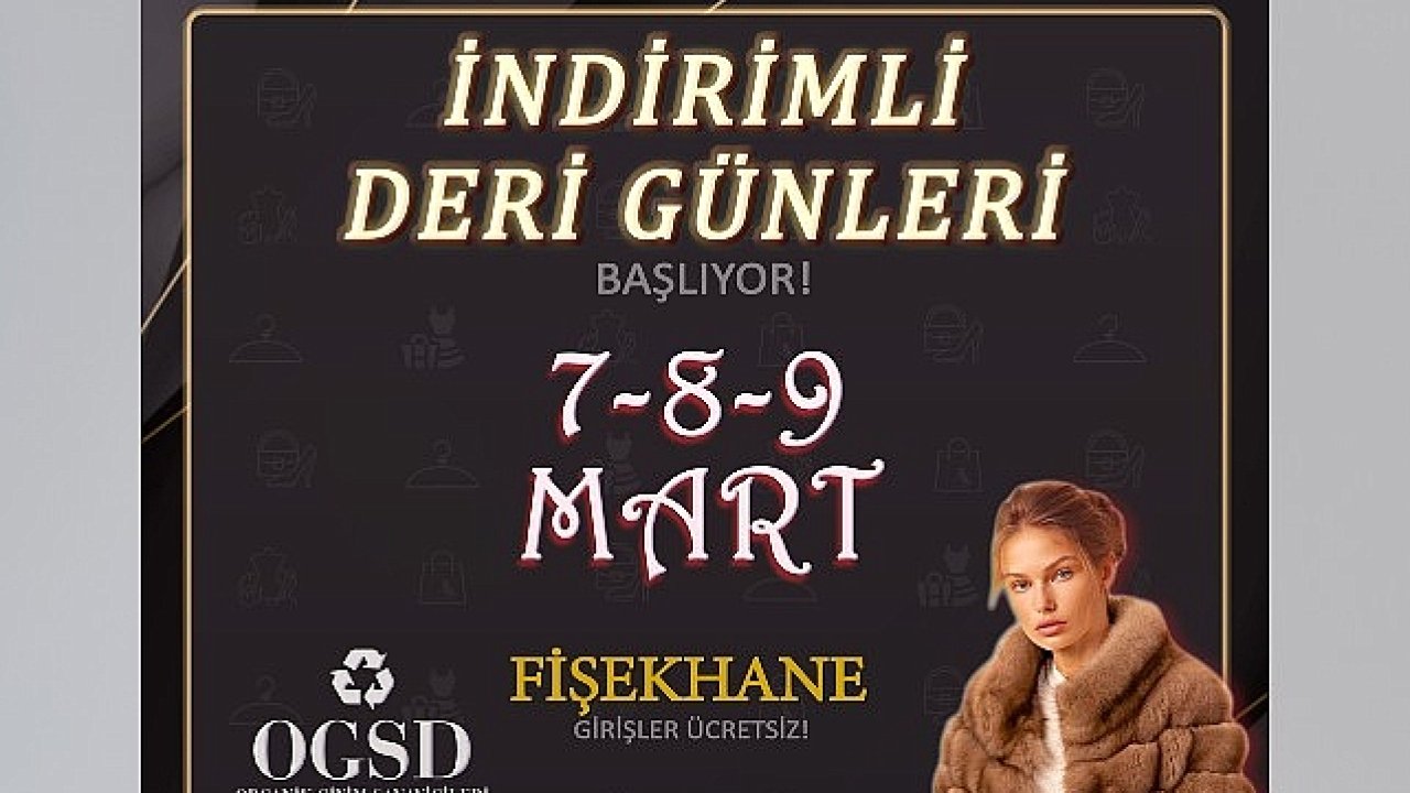 İstanbul Fişekhane'de Deri Günleri Heyecanı