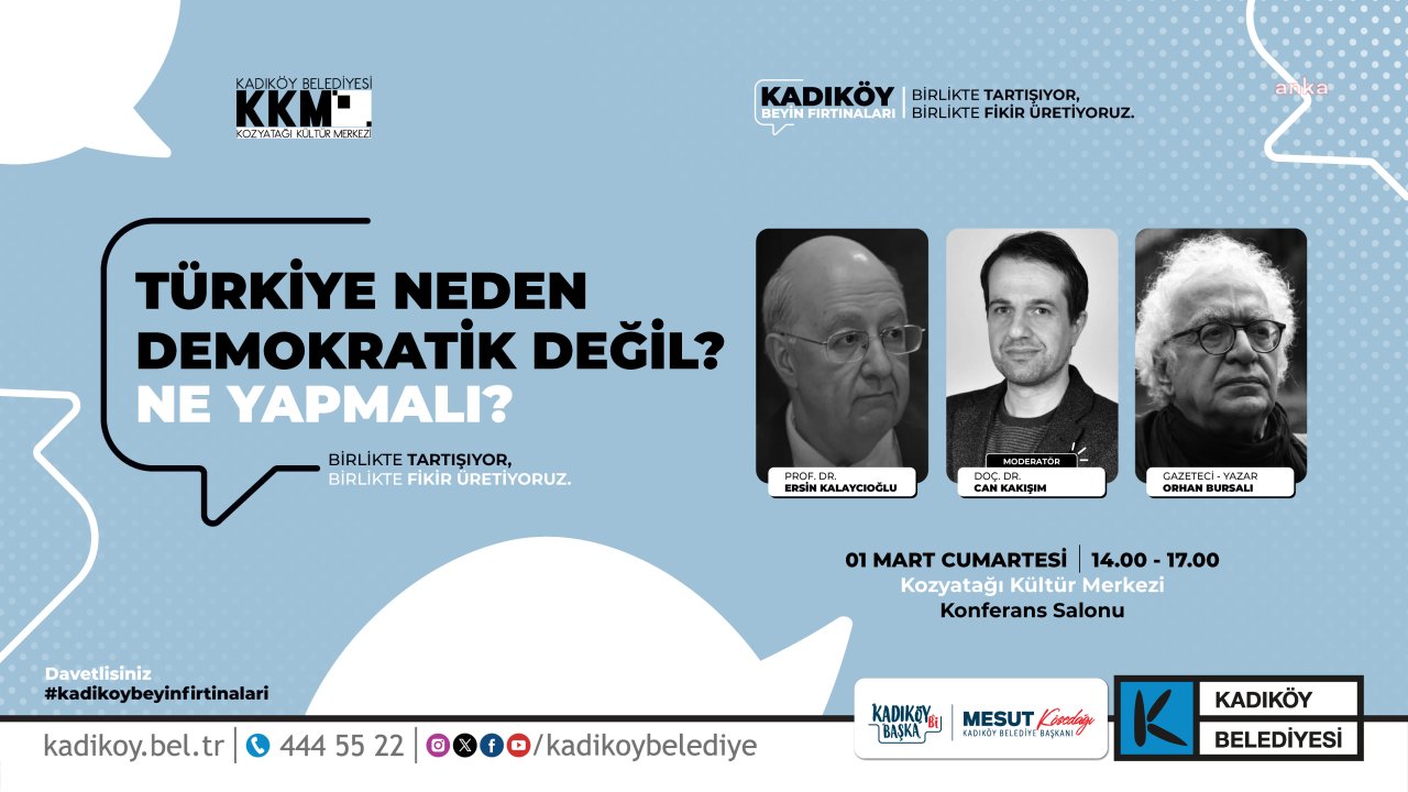 “Kadıköy Beyin Fırtınaları” panel dizisi başlıyor