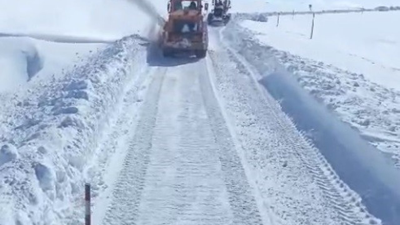 Kağızman-Ağrı kara yolu yeniden ulaşıma açıldı