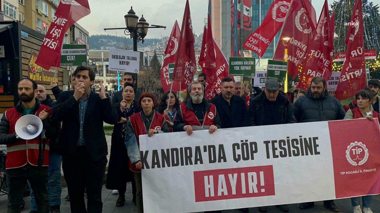 Kocaeli Büyükşehir Belediyesi'nin Kandıra'da planladığı atık tesisine protesto... Ahmet Şık'tan Tahir Büyükakın’a: “Yüreğin varsa projeyi iptal edersin”