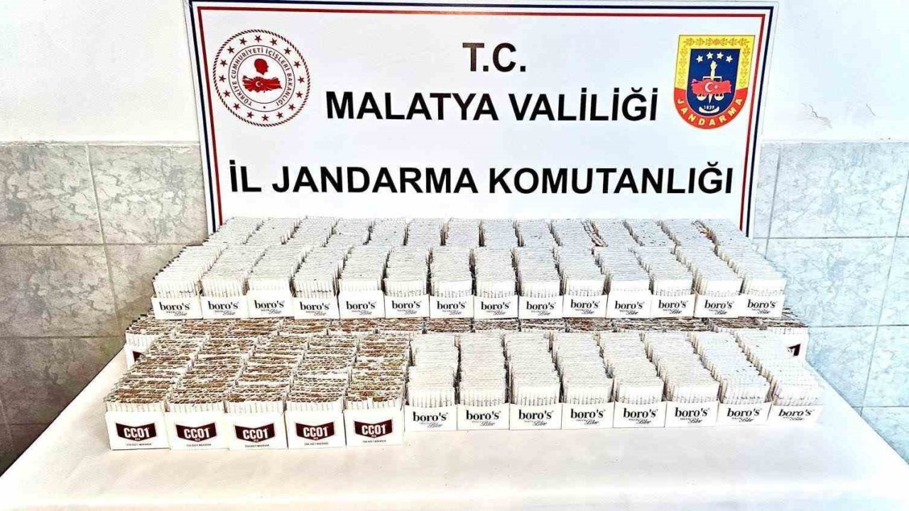 Malatya’da kaçak makaron operasyonu